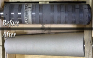 Repairing & coating of printing machine cylinders